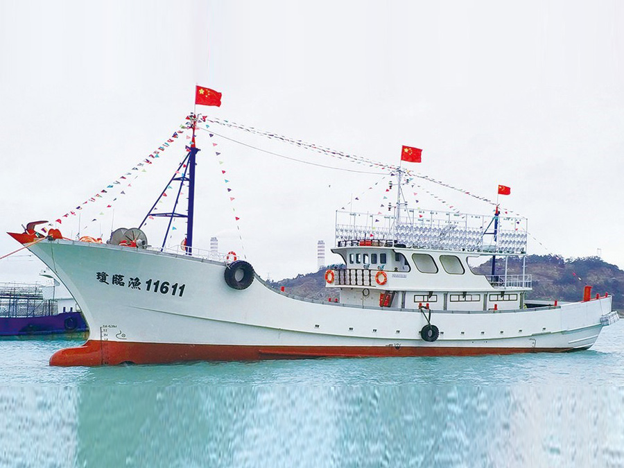 34.3m 燈光敷網(wǎng)漁船 瓊臨漁11611
